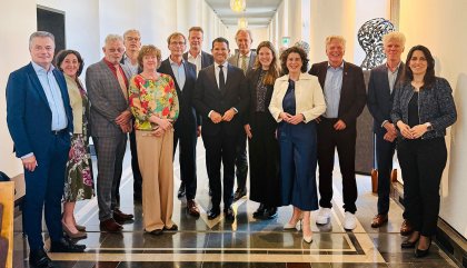 Groepsfoto Landerlijke Raad voor Recreatie en Toerisme15 mei in Den Haag